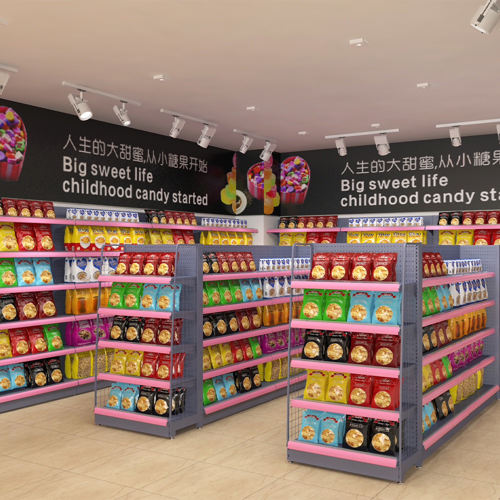 Adjustable Store Rack System for Retail Shop Convenience Store Shelving