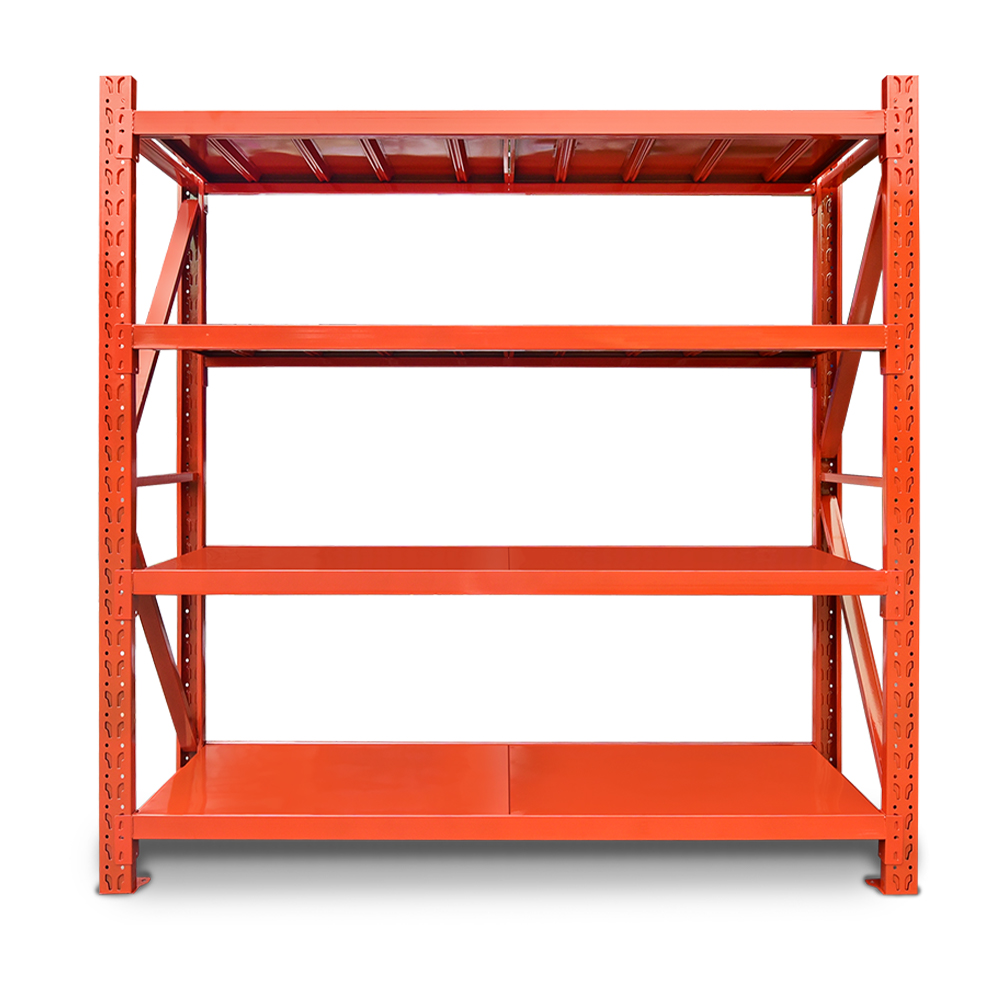 Medium-Duty Anti-Rust Steel Stacking Shelves for Factory & Warehouse Use