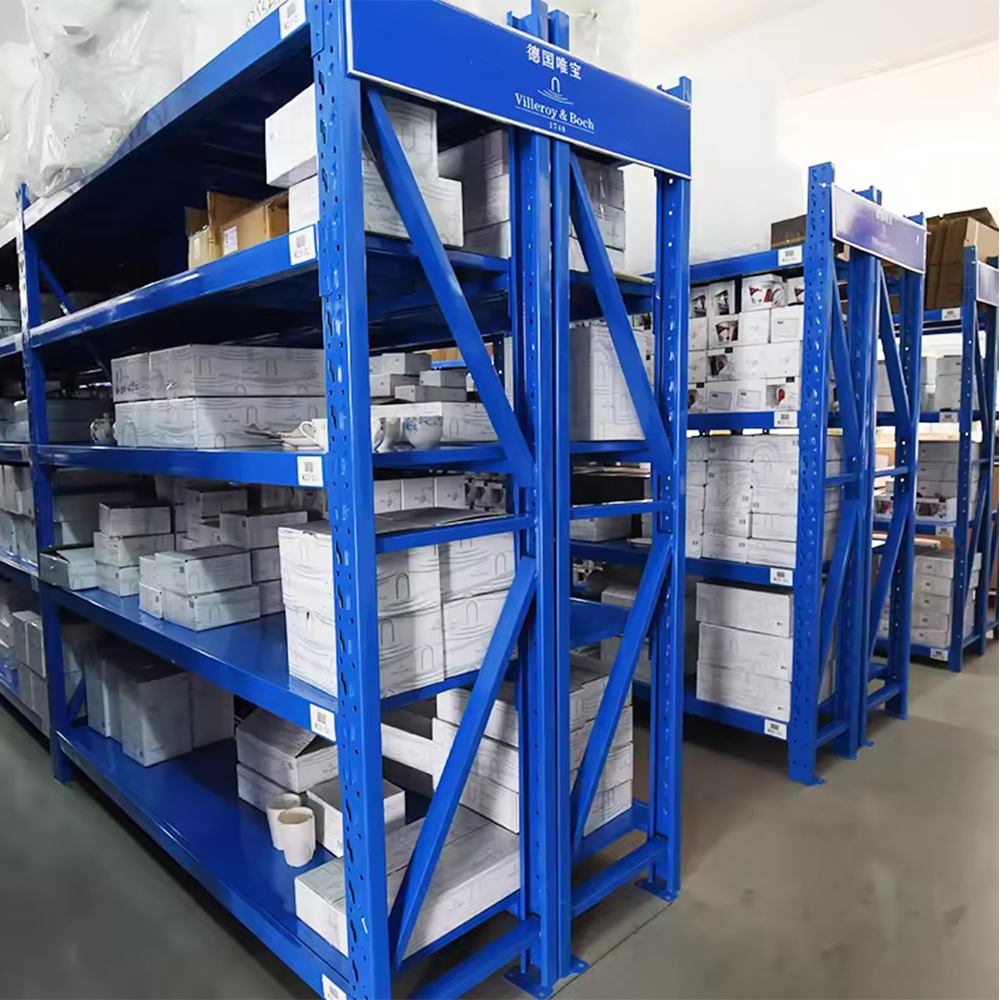 4 Layer Adjustable Light-Duty Warehouse Storage Rack for Offices Retail Home Environments 4 Layer Adjustable Light-Duty Warehouse Storage Rack for Offices Retail Home Environments