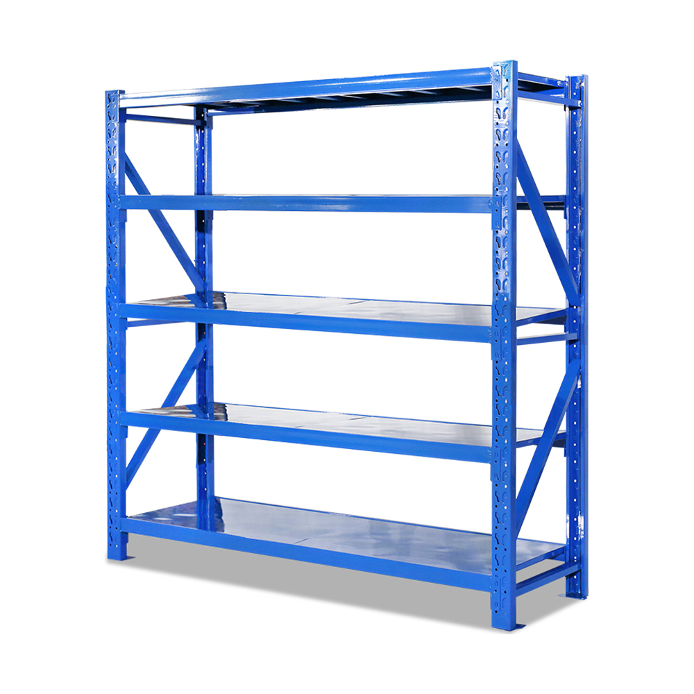 Medium Duty Steel Storage Rack with Corrosion Protection for Factory Warehouse Stacking Shelves