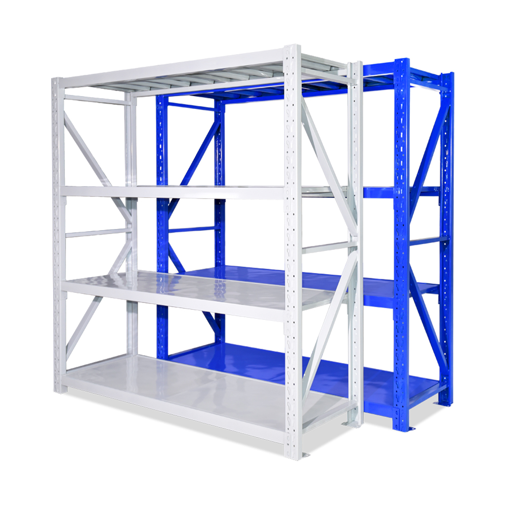 Medium-Duty Anti-Rust Steel Stacking Shelves for Factory & Warehouse Use